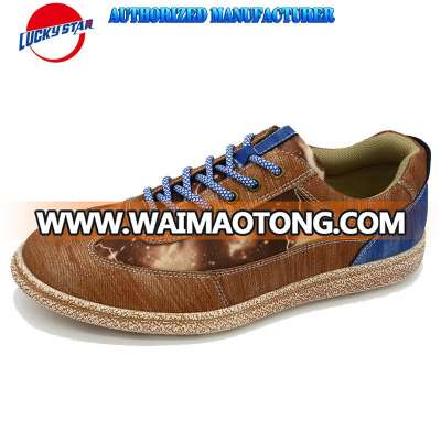 High Quality Casual Shoes for Men PU with Canvas